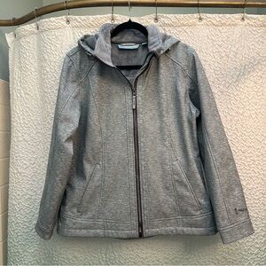 Free Country Light Gray Fleece Jacket Size L